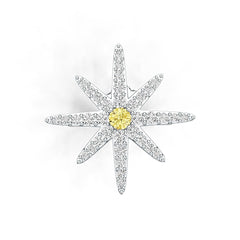 Sterling Silver Semi Mount Ring Setting Round RD 4x4mm DHJ