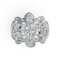 Sterling Silver Semi Mount Ring Setting Pear PE 4X3mm DHJ