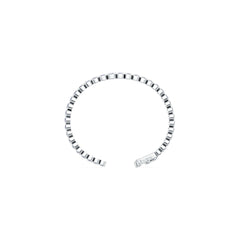 Sterling Silver Semi Mount Bracelet Setting Round RD 3x3mm DHJ