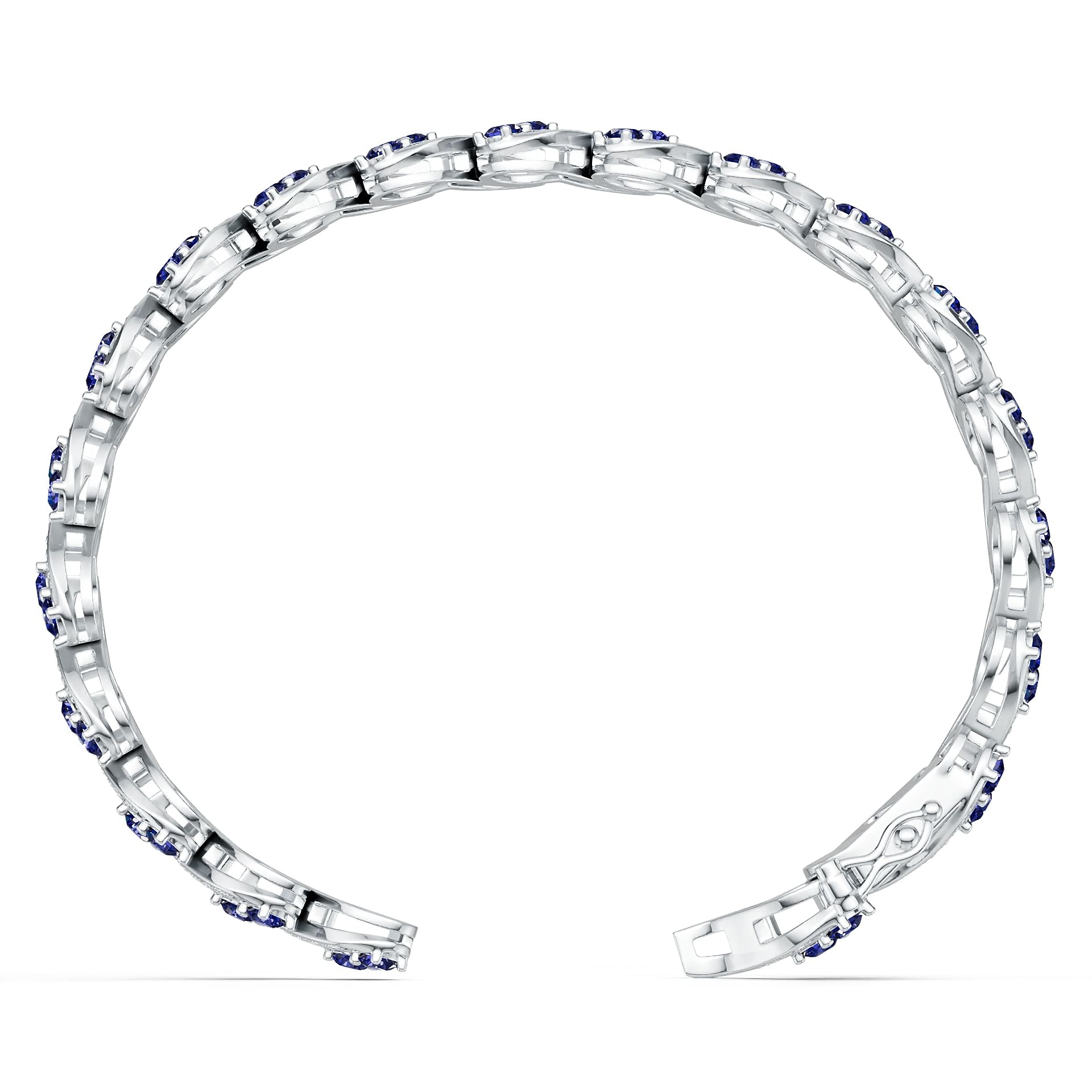 14K Gold Semi Mount Bracelet Setting Round Ro Syz Jewelry