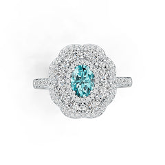 Sterling Silver Semi Mount Ring Setting Oval OV 7X5mm DHJ