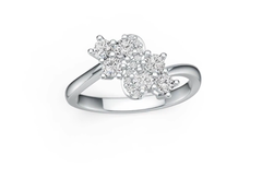 Sterling Silver Semi Mount Ring Setting Round RD 3x3mm DHJ