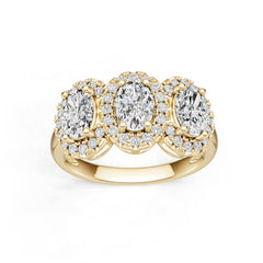 18K Gold Semi Mount Ring Setting Round Ro 5x5mm Diamond Accent Syz Jewelry