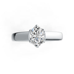 Sterling Silver Semi Mount Ring Setting Oval OV 8X6mm DHJ