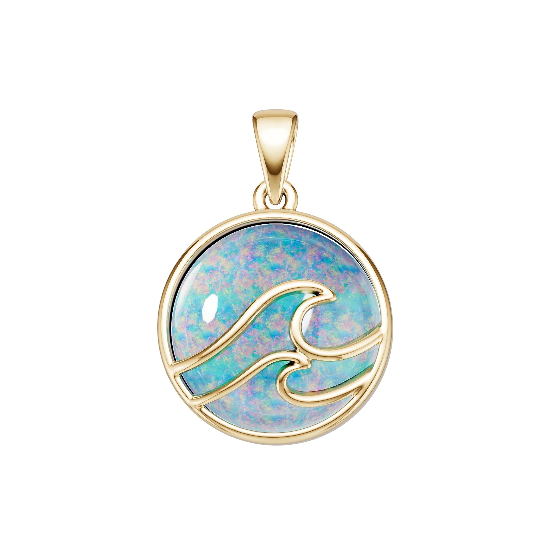 Sterling Silver Semi Mount Pendant Setting Round Ro 16x16mm DHJ