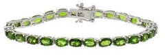 18K Gold Semi Mount Bracelet Setting Oval OV 6X4mm Tennis Bracelet DHJ
