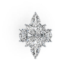Sterling Silver Semi Mount Ring Setting  Marquise MQ 9x4.5mm PE 9x6mm OV 8x6mm Syzjewelry