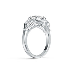 Sterling Silver Semi Mount Ring Setting Round RD 8x8mm DHJ