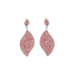 10K Gold Dangle Drop Earrings with or Moissanite Moissanite Accent DHJ