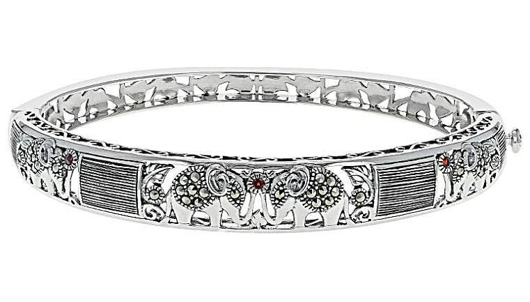 18K Gold Semi Mount Bracelet Setting Round RD 1.5mm Diamond Accent DHJ