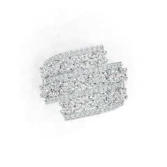 Sterling Silver Semi Mount Ring Setting Round RD 4x4mm DHJ