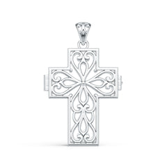 Sterling Silver Semi Mount Pendant Setting Round Rd DHJ