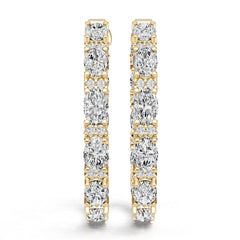 10K Gold Semi Mount Earrings Setting Oval Ov 6x4mm Syz Jewelry