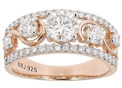 18K Gold Semi Mount Ring Setting Round RD 6x6mm Diamond Accent DHJ