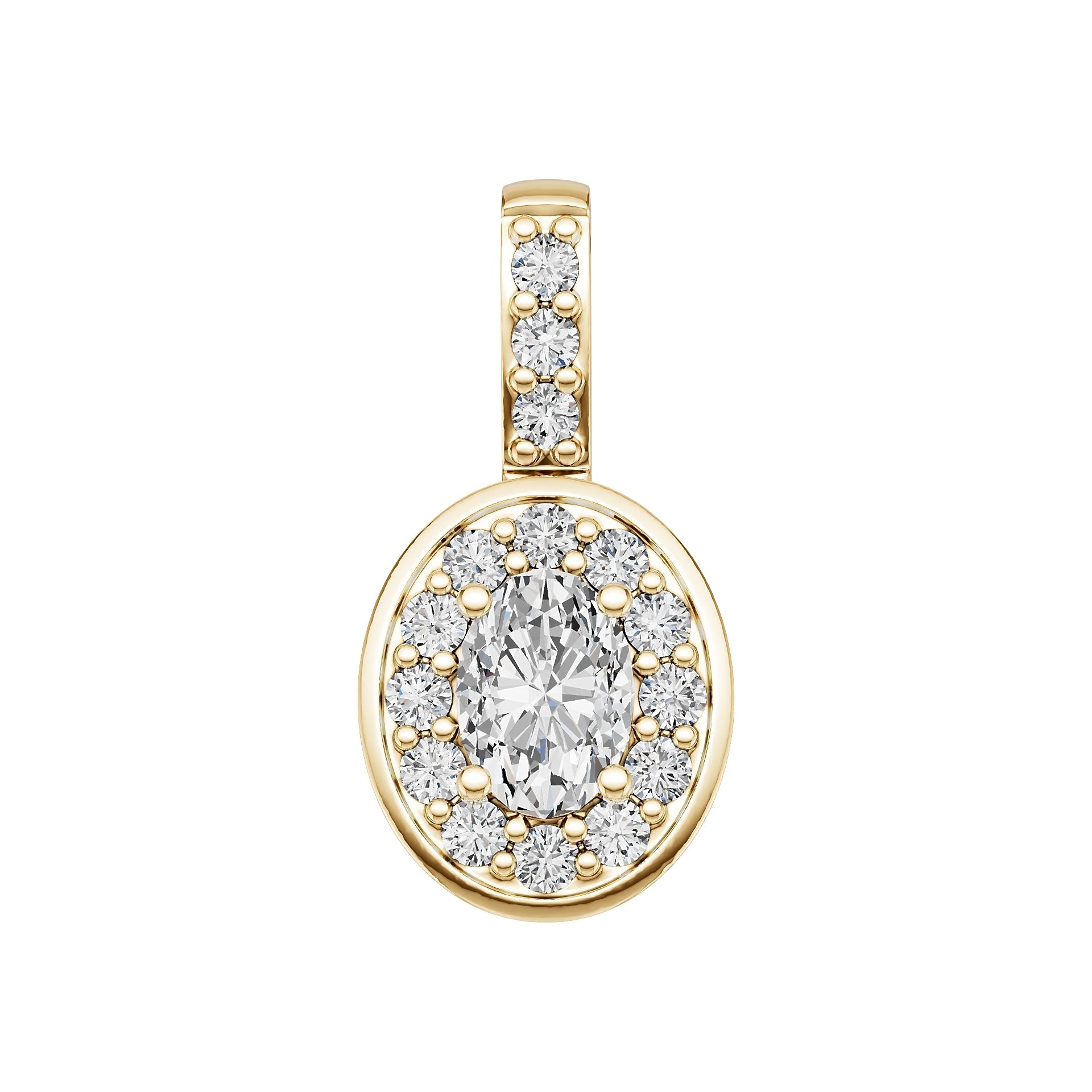 Sterling Silver Semi Mount Pendant Setting Oval OV 7X5mm Syzjewelry