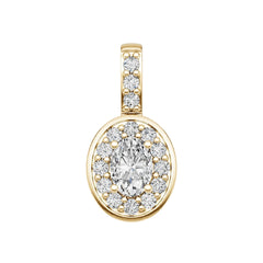 Sterling Silver Semi Mount Pendant Setting Oval OV 7X5mm Syzjewelry