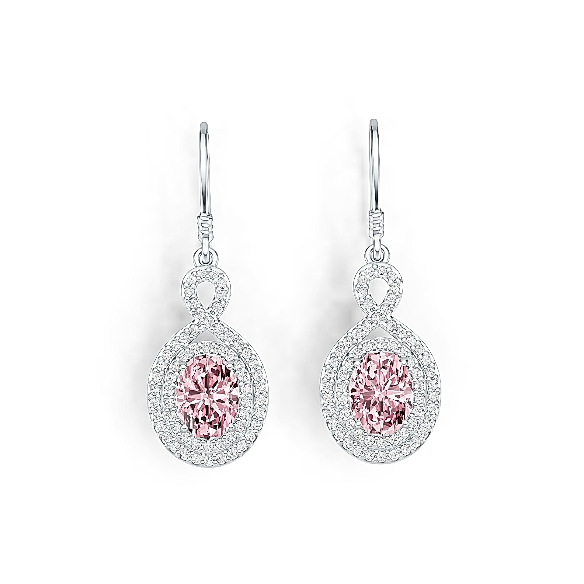 Sterling Silver Semi Mount Earrings Setting Oval OV 8X6mm DHJ