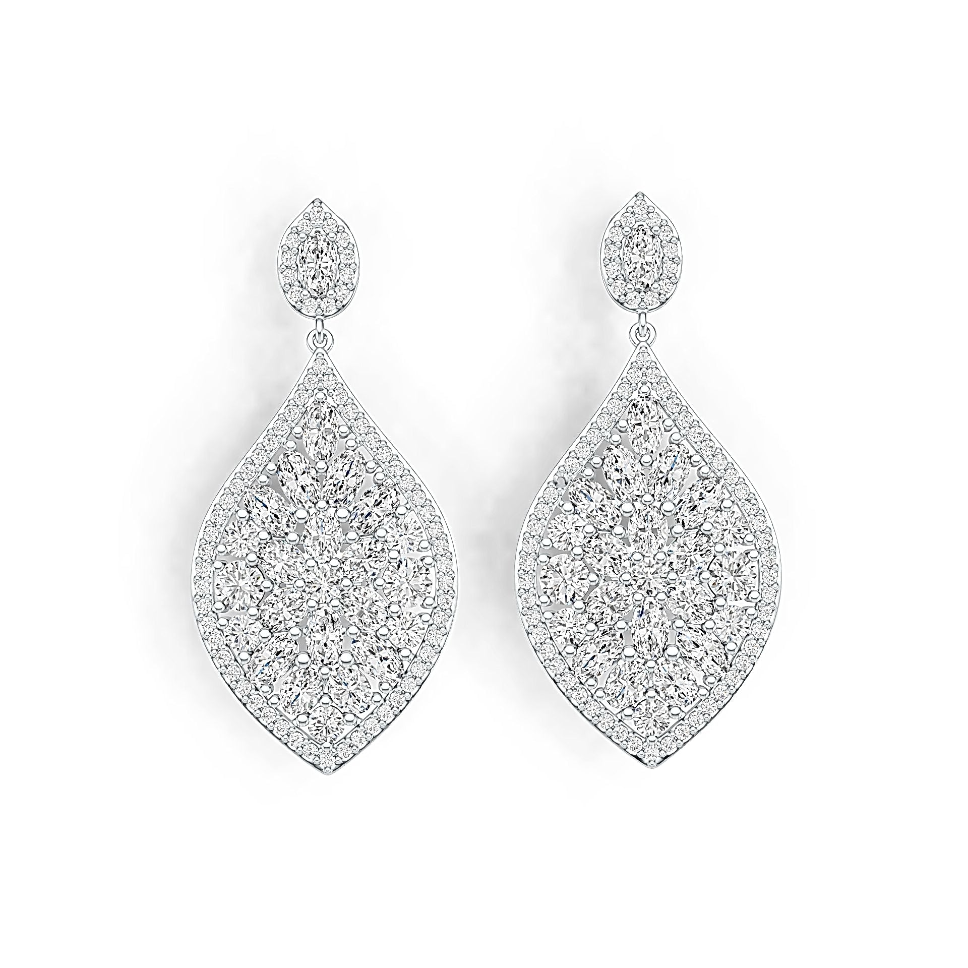 Sterling Silver Semi Mount Earrings Setting Oval OV 5X3mm DHJ