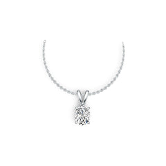Sterling Silver Semi Mount Pendant Setting Oval OV 8X6mm DHJ