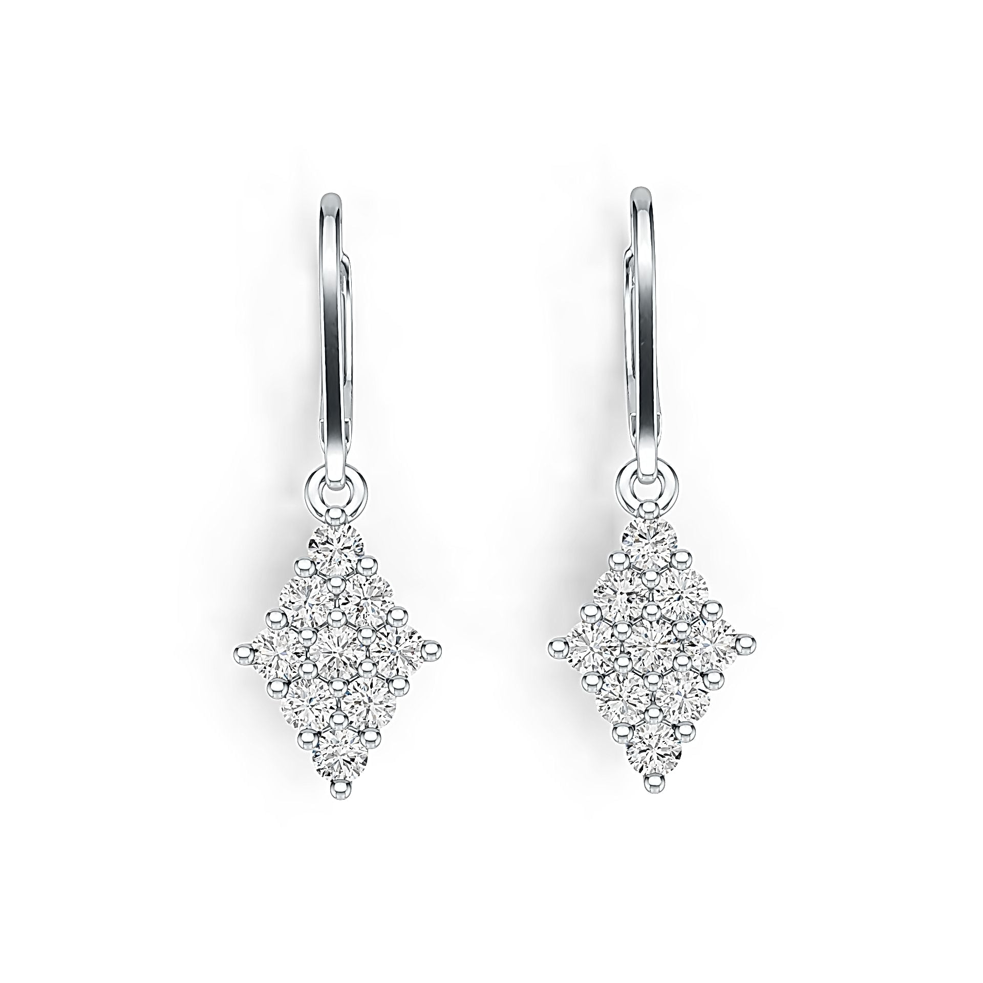 Sterling Silver Semi Mount Earrings Setting Round RD 2.5mm DHJ