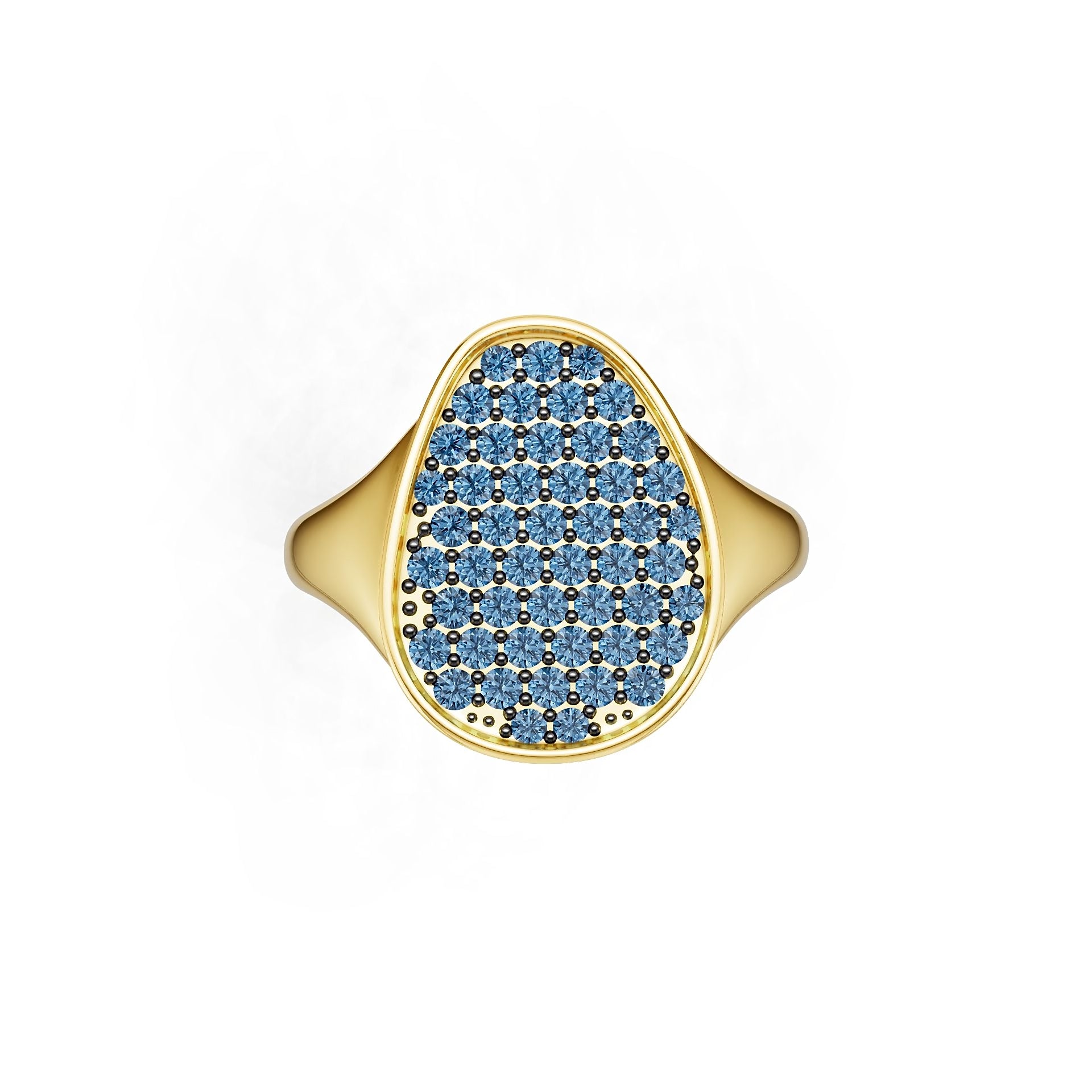 10K Gold Semi Mount Ring Setting Round Rd Moissanite Accent Syzjewelry