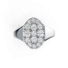 Sterling Silver Semi Mount Ring Setting Round RD 3.5mm DHJ