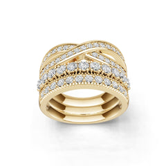 Sterling Silver Semi Mount Ring Setting - GTL20318R