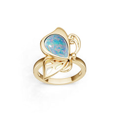 18K Gold Semi Mount Ring Setting Round Ro 11x9mm Syz Jewelry