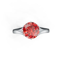 Sterling Silver Semi Mount Ring Setting Round RD 10.5x10.5MM DHJ