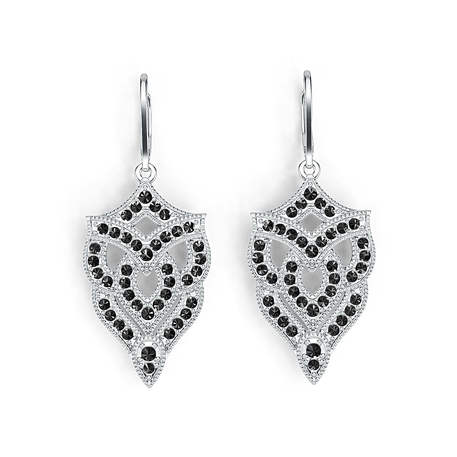 Sterling Silver Semi Mount Earrings Setting Round RD 2x2mm DHJ