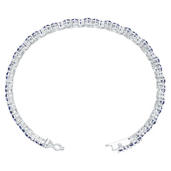 18K Gold Semi Mount Bracelet Setting Round Ro 4x3mm Syz Jewelry