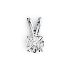 14K Gold Semi Mount Pendant Setting Round RD 6.5mm DHJ