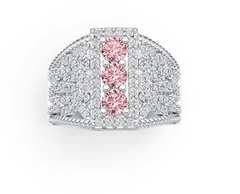 Sterling Silver Semi Mount Ring Setting Round RD 4x4mm DHJ