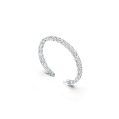 14K Gold Bracelet Semi Mount Setting Heart HT 8x8 Tennis Bracelet DHJ