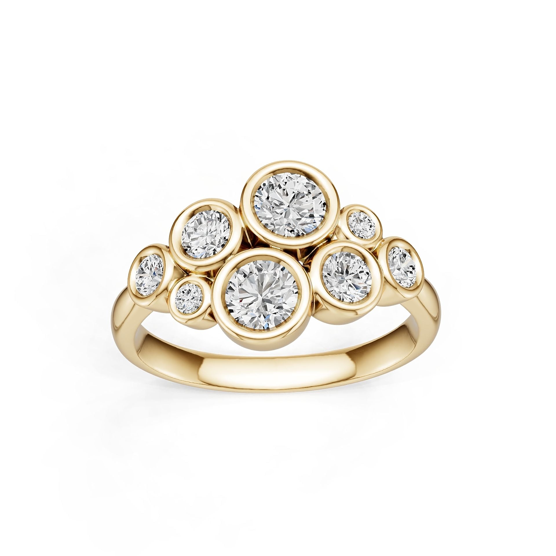 Platinum Semi Mount Ring Setting Round Ro 4x4mm Diamond Accent Syz Jewelry