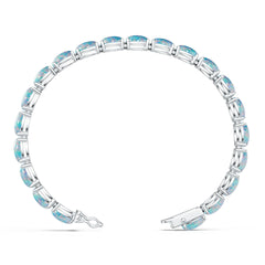 Platinum Semi Mount Bracelet Setting Oval Ov Diamond Accent Syz Jewelry