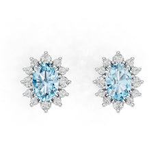 Sterling Silver Semi Mount Earrings Setting Oval Ov 7x5mm Syz Jewelry