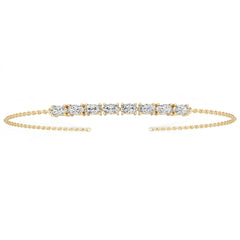 Platinum Semi Mount Bracelet Setting Oval Ov 5x3mm Syz Jewelry