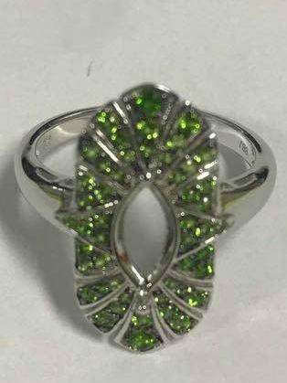 10K Gold Semi Mount Ring Setting Marquise MQ 10X5mm Moissanite Accent DHJ