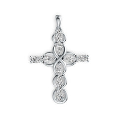 Sterling Silver Semi Mount Pendant Setting Oval OV 5x3mm PE 5x3mm DHJ