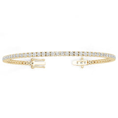 10K Gold Semi Mount Bracelet Setting Round Ro 2x2mm Syz Jewelry