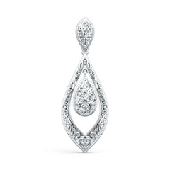 18K Gold Semi Mount Pendant Setting Round Ro Syz Jewelry