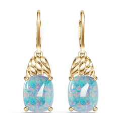 18K Gold Semi Mount Earrings Setting Round Ro 11x9mm Syz Jewelry