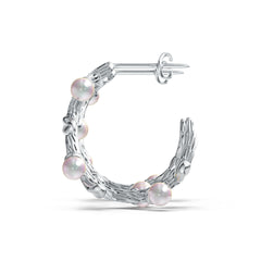 Sterling Silver Semi Mount Earrings Setting Round RD 3.5mm DHJ