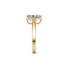 14K Gold Semi Mount Ring Setting Emerald Em 10x8mm Diamond Accent Syz Jewelry