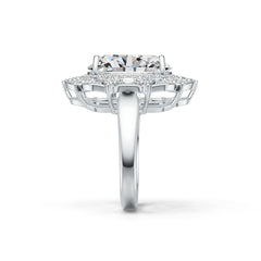 Sterling Silver Semi Mount Ring Setting Oval OV 15X13mm DHJ