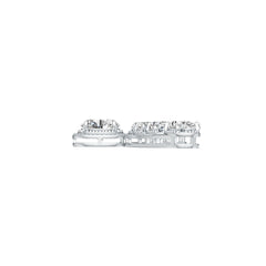 18K Gold Semi Mount Earrings Setting Oval OV 10X8mm OV 8X6mm DHJ