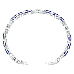 10K Gold Semi Mount Bracelet Setting Cushion CU 8x6mm Moissanite Accent DHJ