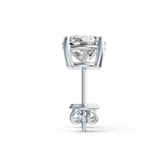 Sterling Silver Semi Mount Earrings Setting Round RD 6.5mm DHJ