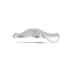 Platinum Semi Mount Pendant Setting Round RD 1.75mm Diamond Accent DHJ
